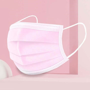 10 Stk. Medizinische, chirugische OP-Gesichtsmaske Typ IIR - Rosa (Nettopreis € 1,01 = Einzelpreis 0,10 Euro)
